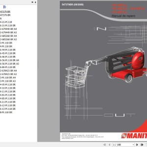 Manitou 120 AETJL-150 AETJC-150 AETJL 170 AETJL Repair Manual 547379
