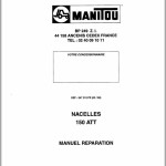 Manitou 150ATT Repair Manual 547315