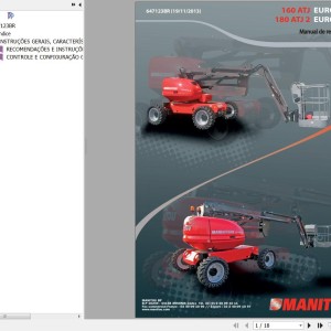 Manitou 160 ATJ Euro 3 180 ATJ2 Euro 3 Repair Manual 647123 PT