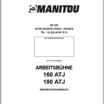 Manitou 160ATJ 180 ATJ Repair Manual 547371