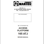 Manitou 165 ATJ Repair Manual 547343