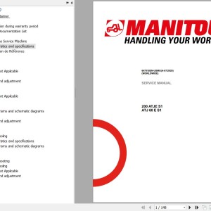 Manitou 200 ATJE S1 60 E S1 Service Manual 647818