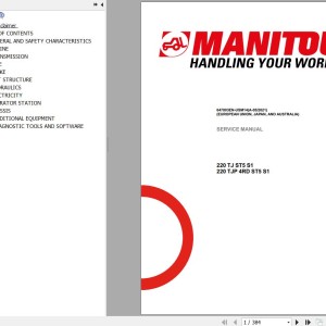 Manitou 220 TJ ST5 S1 220 TJP 4RD ST5 S1 Service Manual 647803