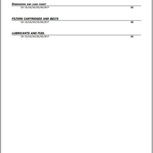 Manitou CD 30 P CD 35 P CD 15 P CD 18 P CD 20 P CD 25 P Repair Manual 647002