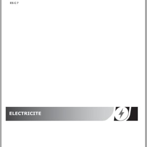 Manitou ES 7 ES 8 EP 7 ES C 7 Electricity Draft Service Manual