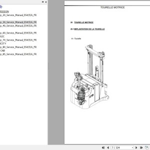 Manitou ES4 ES5 ES6 Repair Manual 647198