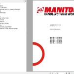 Manitou M-X 30–2 30–4 50–2 50–4 70–2 P ST3A S4 Service Manual 647898