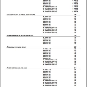 Manitou M26-2 M26-4 M30-2 M30-4 M40-4 M50-4 MC30 MC40 MC50 MC60 MC70 POWERSHIFT Series 3-E2 Repair Manual 547905