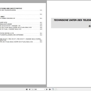 Manitou MH 20-4 25-4 TURBO BUGGIE S2 E2 MSI 20 D 20 D BUGGIE 25 D BUGGIE S2 E2 Repair Manual 547915