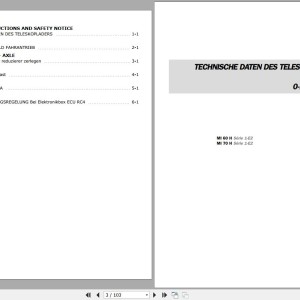 Manitou MI 60 H S1 E2 MI 70 H S1 E Repair Manual 547913