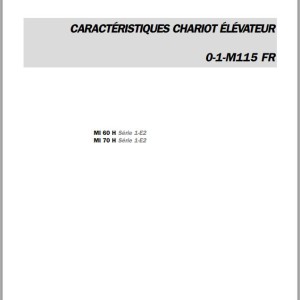 Manitou MI 60 H S1 E2 MI 70 H S1 E2 Repair Manual 547913