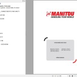 Manitou MI-X 50L 60 70 80 100 D C ST3A S3 Repair Manual 52743430