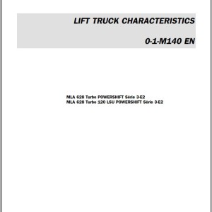 Manitou MLA 628 120 LSU POWERSHIFT S3 E2 MLA 628 TURBO POWERSHIFT S3 E2 Repair Manual 547968