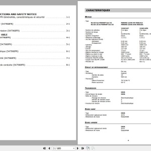 Manitou MLA 628 120 LSU POWERSHIFT S3 E2 MLA 628 Turbo POWERSHIFT S3 E2 Repair Manual 547968
