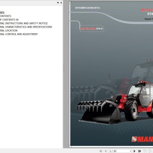Manitou MLT 634 120D ST4 S1 Repair Manual 647538