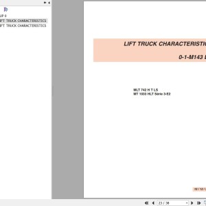 Manitou MLT 742 H TURBO LSU S2 E2 742 H TURBO LSU S3 E2 MT 1033 HL T S3 E2 1033 HL T S2 E2 Repair Manual 547946