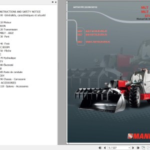 Manitou MLT 840 115 PS JD ST4 S1 MLT 840 137 PS JD ST4 S1 MLT 1040 137 PS JD ST4 S1 Repair Manual 647541