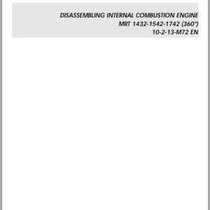 Manitou MRT 1432 MRT 1542 MRT 1742 TURBO SERIE M 360 MOT 1004 40T Repair Manual 648151