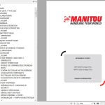 Manitou MRT 3050 Privilege ST3A MRT-X 3050 Privilege ST3A Repair Manual 647396