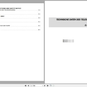 Manitou MSI 40 H S1 E2 MSI 50 H S1 E2 Repair Manual 547916