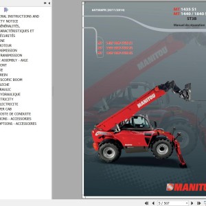 Manitou MT 1435 ST3B S1 MT 1440 ST3B S2 MT 1840 ST3B S2 Repair Manual 647506