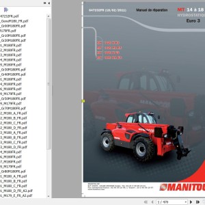 Manitou MT 1440 H E3 MT 1440 HA E3 MT 1840 H E3 MT 1840 HA E3 Repair Manual 647232