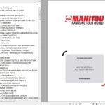Manitou MT-X 733 95P 1033 ST 100P ST3A S1 Repair Manual 647792