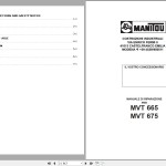 Manitou MVT 665 675 Turbo COMFORT LINE MOT 1004 4T Repair Manual 547459