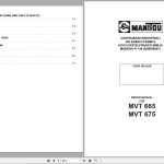 Manitou MVT 665 675 Turbo COMFORT LINE MOT 1004 4T Repair Manual 547654