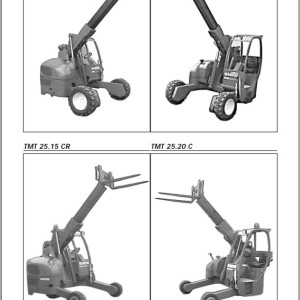 Manitou TMT 25-20C TMT 25-20SR TMT 25-15CR TMT 25-25S S1 E2 TMT 25-25 S1 E2 TURBO HT Service Manual 547890