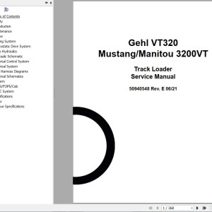 Manitou VT320 3200VT Service Manual 50940548 RevE