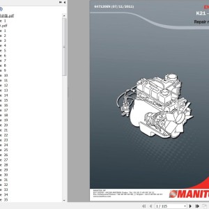 Nissan K21 K25 Engine Repair Manual 647120