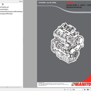 Perkins 1104D Euro 3 - 80CV 1104D Euro 3 - 100CV Engine Repair Manual 647016
