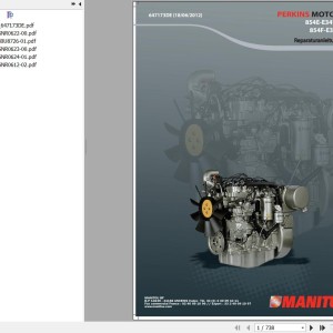 Perkins 854E-E34TA 854F-E34T Engine Repair Manual 647173