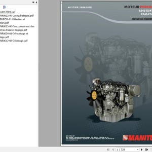 Perkins 854E-E34TA 854F-E34T Engine Repair Manual 647173