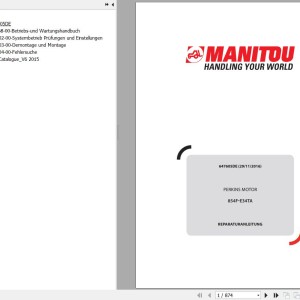 Perkins 854F-E34TA Engine Repair Manual 647605