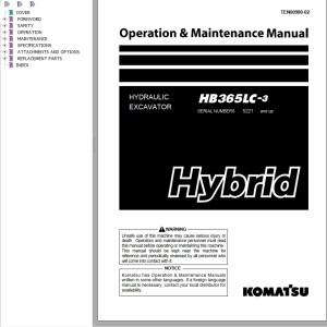 Komatsu PC15MR-1 Shop Manual SEBM019002