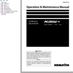 Komatsu PC490LC-11 Operation & Maintenance Manual PEN01654-01