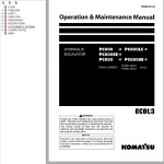 Komatsu PC800-8 PC800LC-8 PC800SE-8 PC850-8 PC850SE-8 Operation & Maintenance Manual TEN00345-04