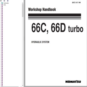 Komatsu 66C 66D turbo Workshop Handbook 3072 517M1