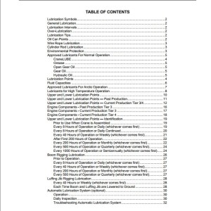 Manitowoc 14000 Lubrication Guide
