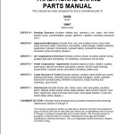 Manitowoc 3900B Parts Manual