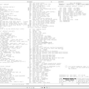 Manitowoc 3900W Electrical Schematic