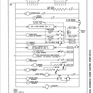 Manitowoc 3950D Electrical Schematic