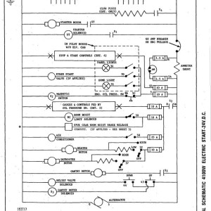 Manitowoc 4100W Electrical Schematic