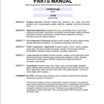 Manitowoc 4100W RINGER Parts Manual