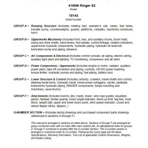 Manitowoc 4100W Ringer S3 Parts Manual