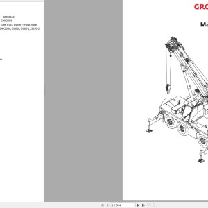 Manitowoc GMK3060 Maintenance Manual