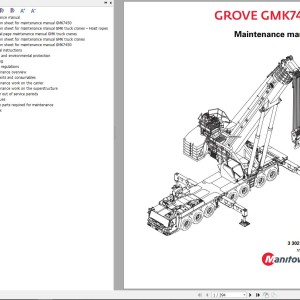 Manitowoc GMK7450 Maintenance Manual