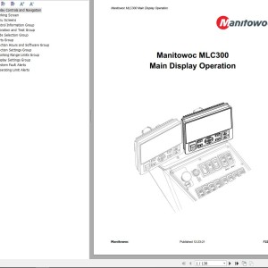 Manitowoc MLC300 Operation Manual